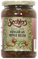 Sechlers Sweet and Mild Hungarian Relish, 16 Ounce -- 6 per case