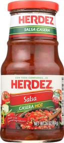 Herdez Casera Hot Salsa, 16 Ounce -- 6 per case