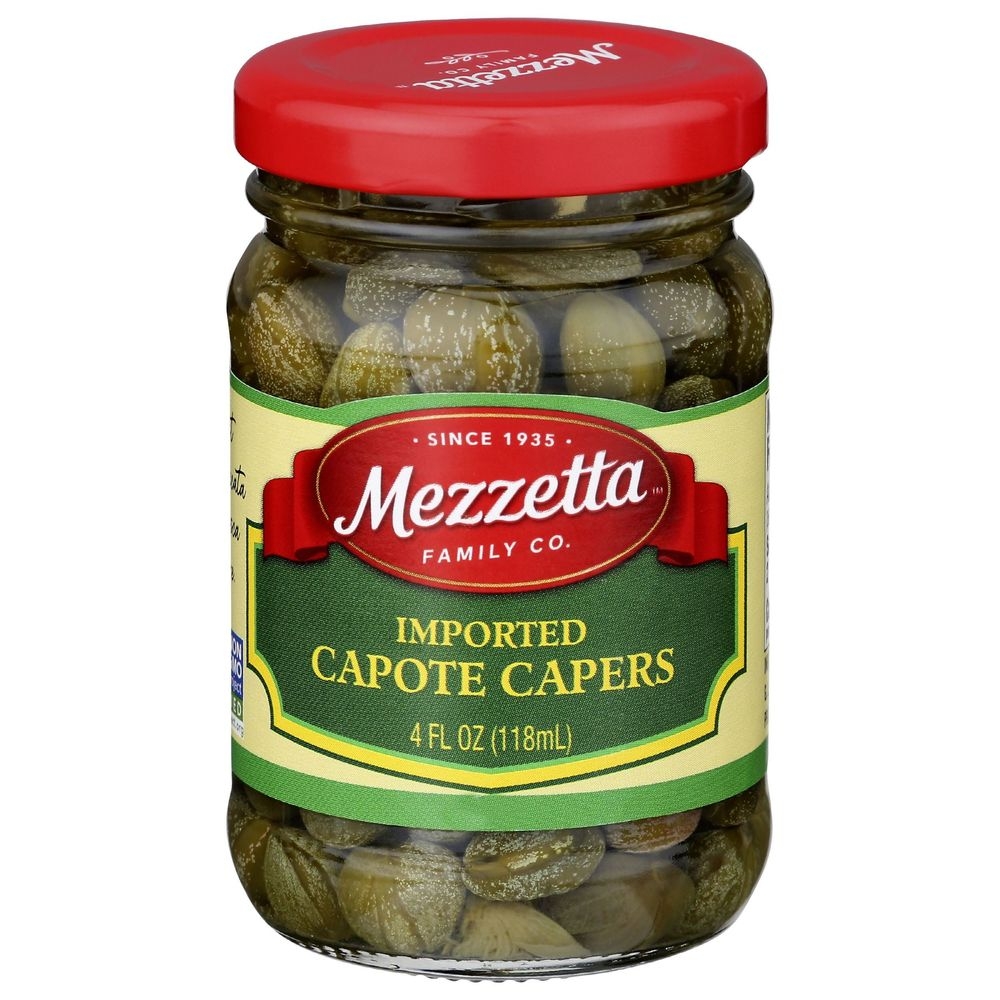 Mezzetta Imported Capote Capers, 4 Ounce -- 12 per case