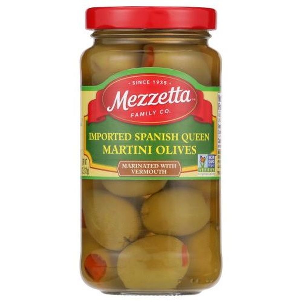 Mezzetta Imported Spanish Queen Martini Olives, 6 Ounce -- 6 per case