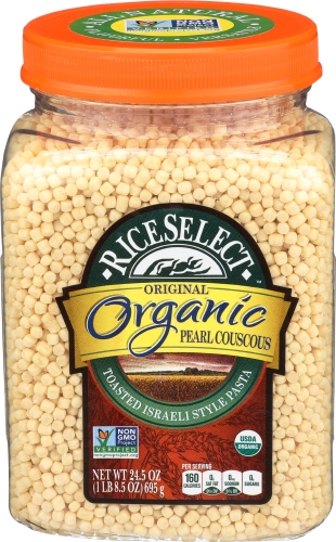 Rice Select Organic Plain Pearl Couscous, 24.5 Ounce -- 4 per case