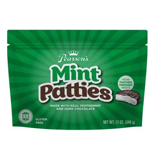 Mint Pattie Original Candy, 12 Ounce -- 6 per case.