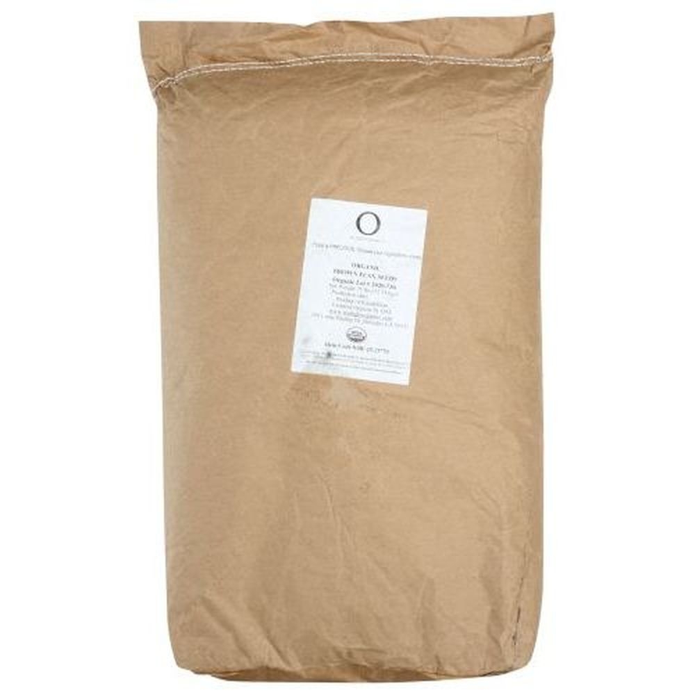 Bulk Organic Brown Flax Seed, 25 Pound