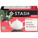 Stash Decaf English Breakfast Tea, 18 tea bags -- 6 per case