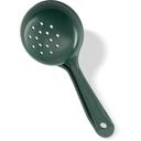 Carlisle 492908 Measure Miser Forest Green Perforated Short Handle Serving Spoon, 4 Ounce Capacity