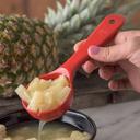 Carlisle 496205 Measure Miser Acetal Red Perforated Short Handle Portion Spoon, 2 Ounce Capacity