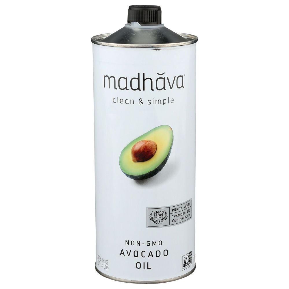 Madhava Non-GMO Avocado Oil, 1 Liter -- 6 per case