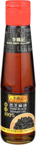 Lee Kum Kee Pure Black Sesame Oil, 7 Fluid Ounce -- 12 per case
