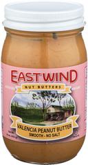 East Wind Natural Smooth Peanut Butter, 16 Ounce -- 6 per case