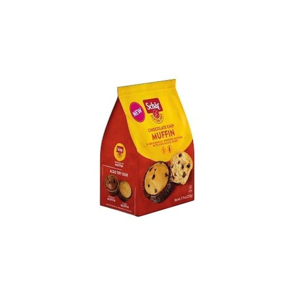 Dr Schar Gluten Free Chocolate Chip Muffin, 7.9 Ounce -- 4 per case