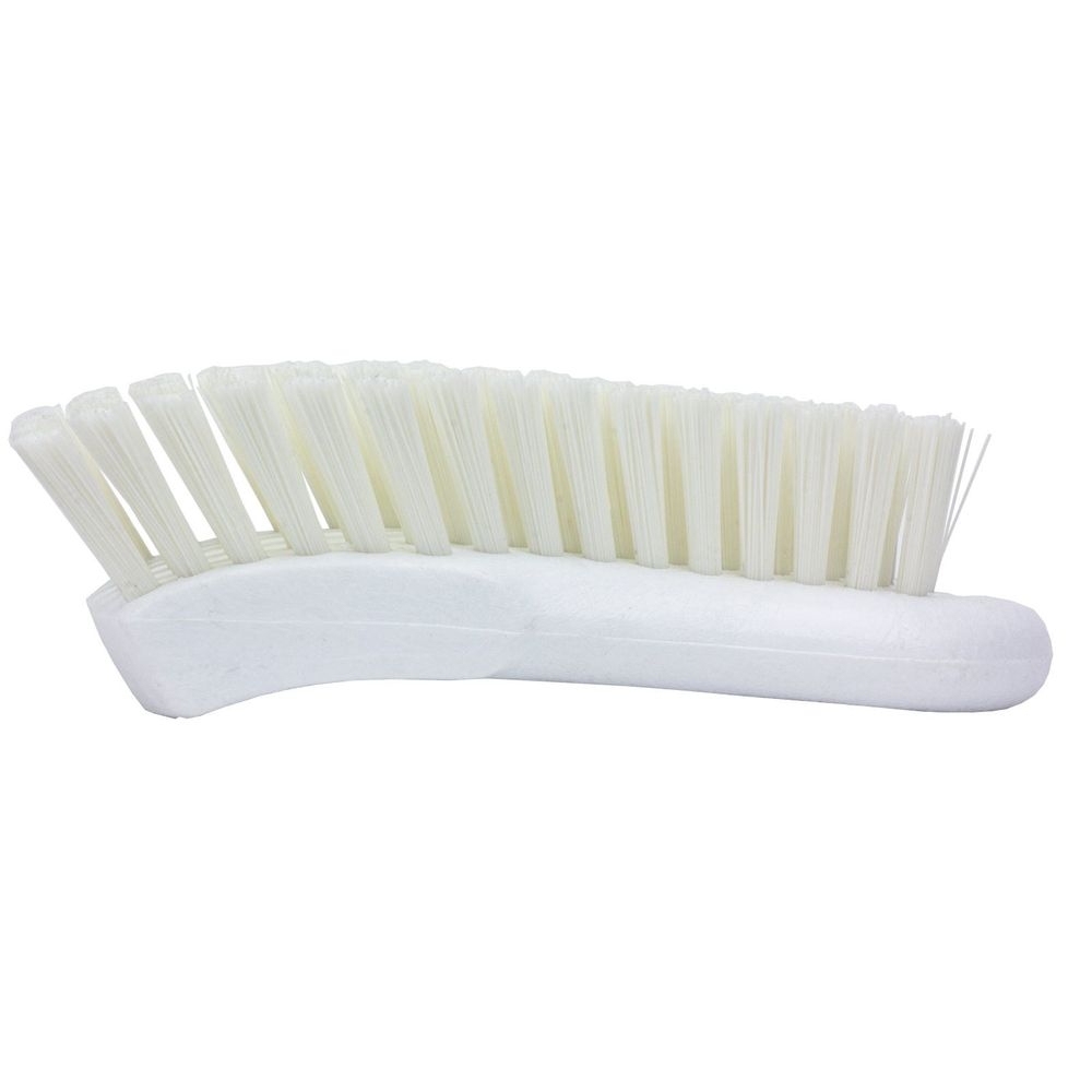 Carlisle 40521EC02 Sparta Polypropylene White Cutting Board Brush, 6 inch Length