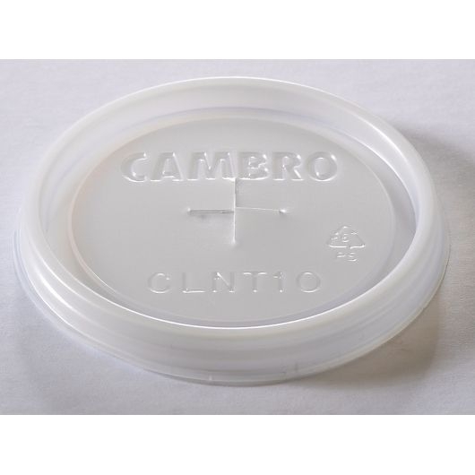 Translucent Cambro CamLids Disposable Lid Only for NT10 Newport Tumbler -- 1000 per case.