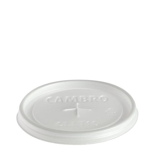 Translucent Cambro CamLids Disposable Lid Only for Laguna Tumbler -- 1000 per case.