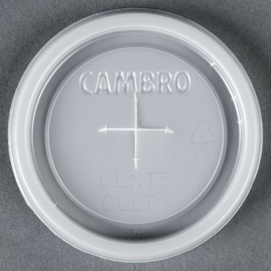 Translucent Cambro CamLids Disposable Lid Only for NT5 Newport Tumbler -- 1500 per case.