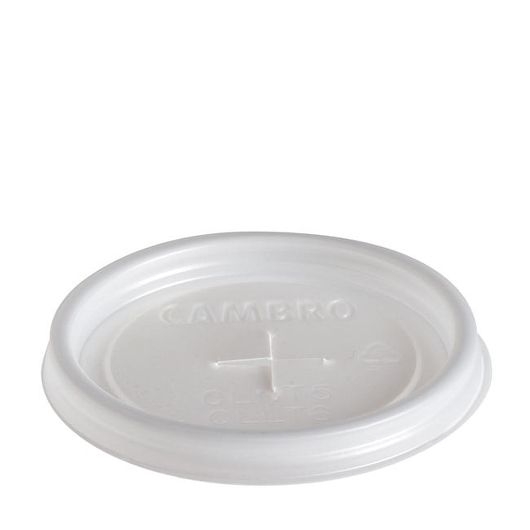 Translucent Cambro CamLids Disposable Lid Only for LT6 Laguna Tumbler -- 1500 per case.