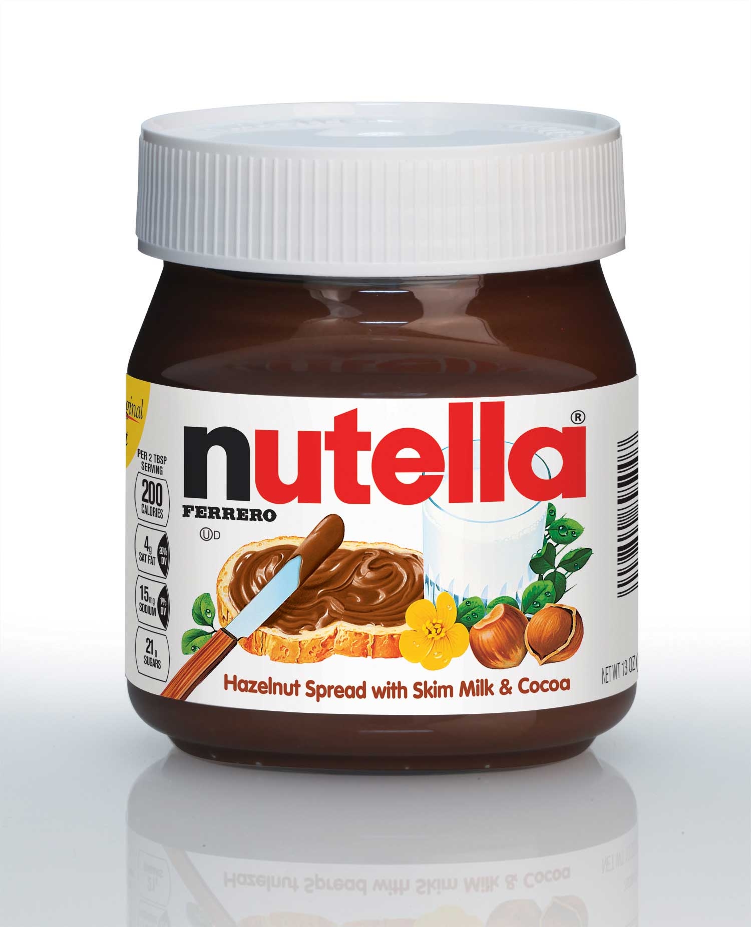 Nutella Hazelnut Spread, 13 Ounce -- 15 per case.