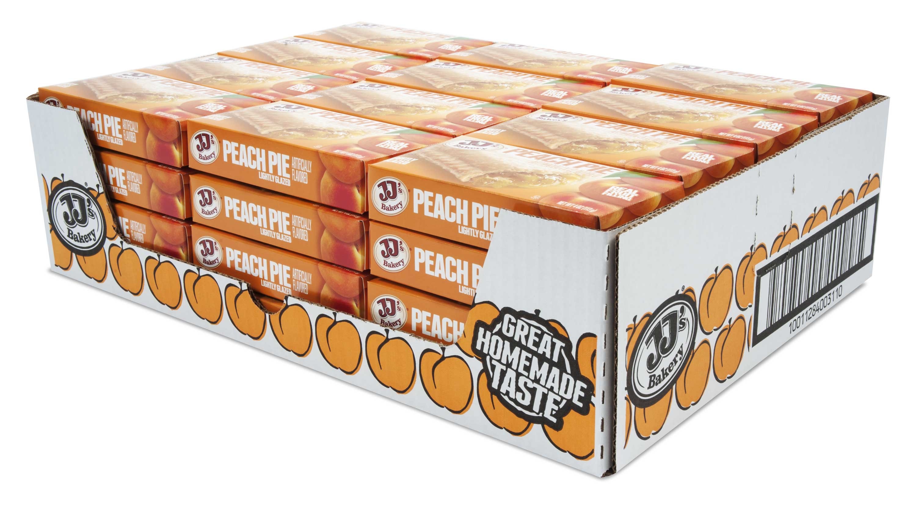 JJs Peach Pie Dessert -- 48 per case.