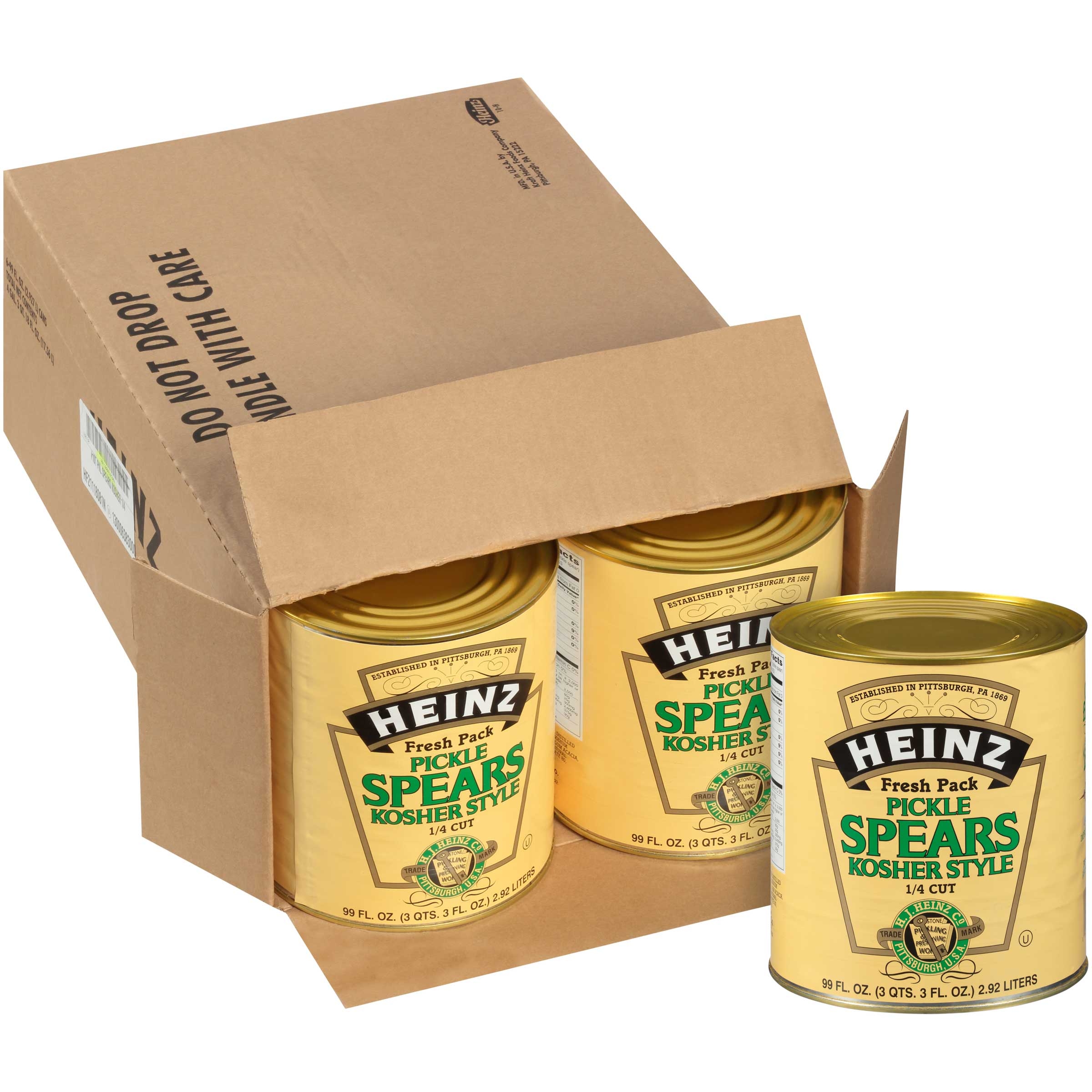 Heinz Dill Spear Pickles 74 Ct K 6-10 Cn Available Only East Of The Mississippi