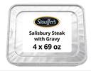 Nestle Stouffers Salisbury Steak with Gravy, 69 Ounce -- 4 per case.