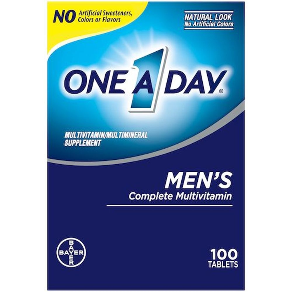 One-A-Day Mens Multivitamin Tablet, 100 count -- 24 per case