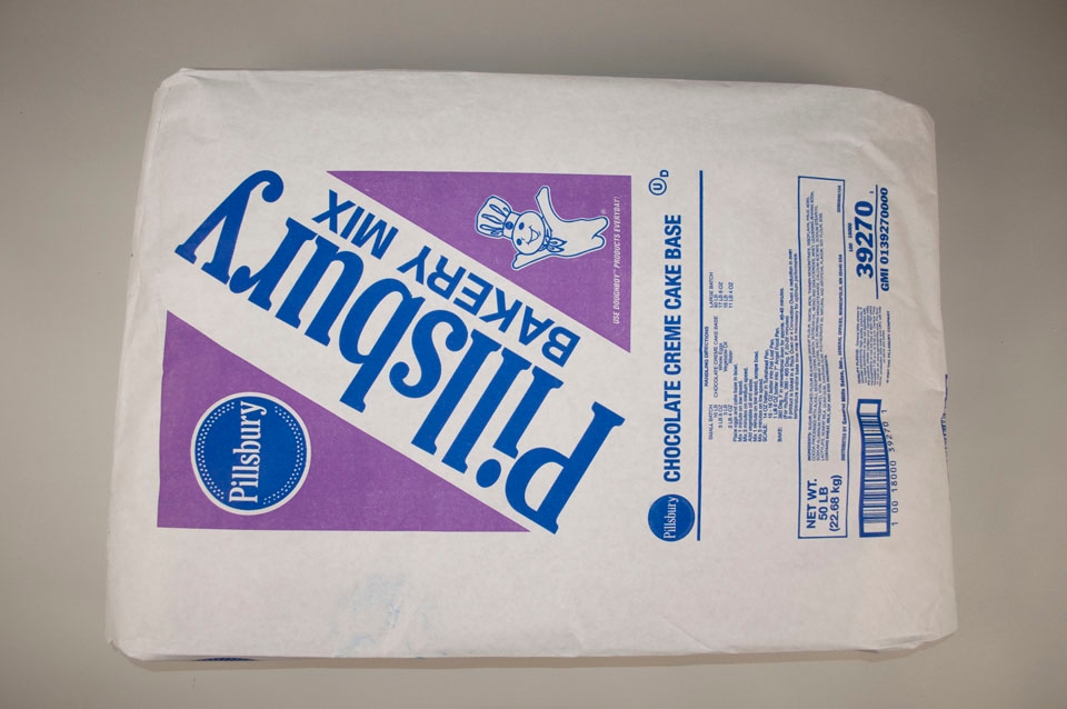 Pillsbury Chocolate Creme Base Cake Mix, 50 Pound.