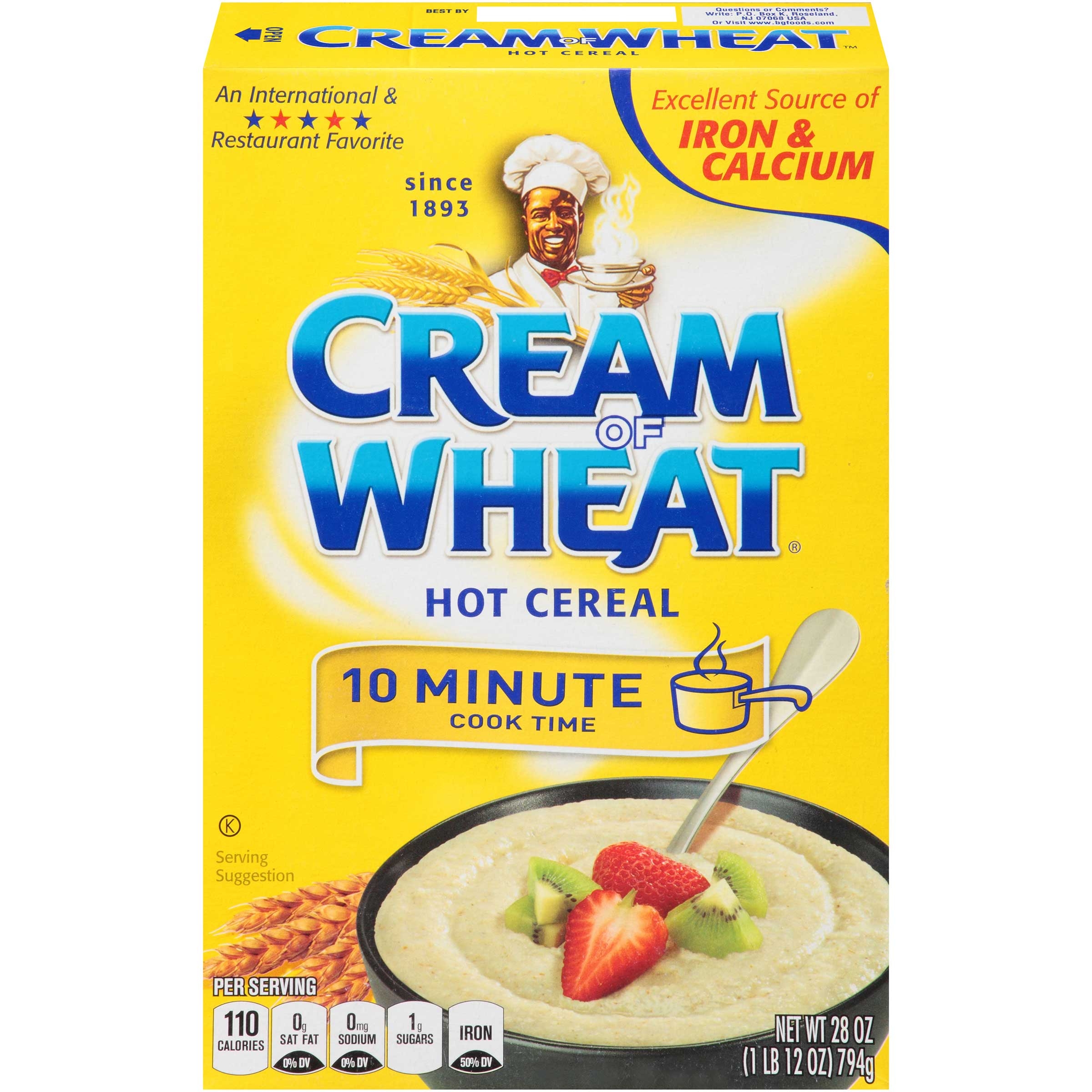 Cream of Wheat Regular Wheat Cereal, 28 Ounce -- 12 per case.