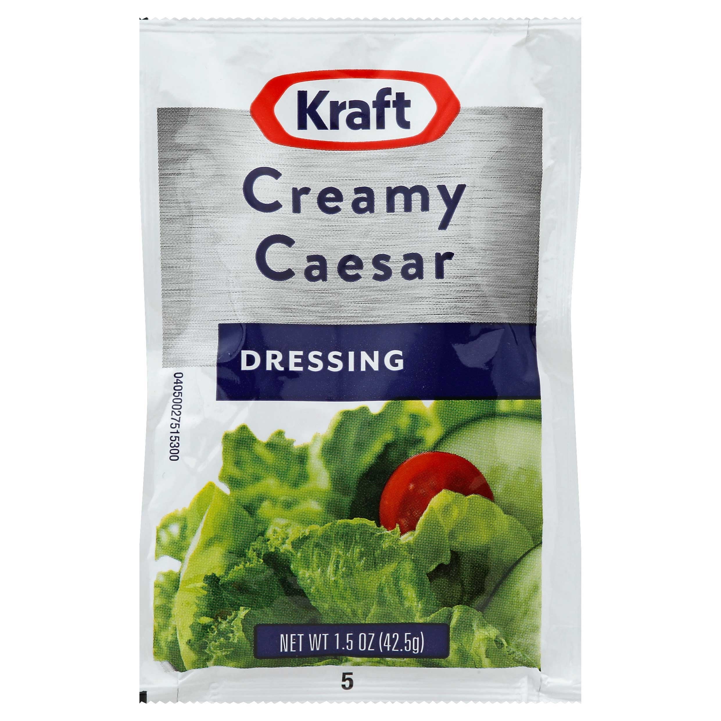 Kraft Portion Control Creamy Caesar Dressing, 1.5 Ounce -- 60 per case.