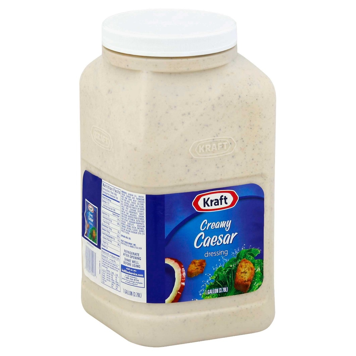 Kraft Creamy Caesar Dressing, 1 Gallon -- 4 per case