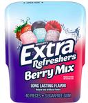 Extra Refresher Mixed Berry Sugar Free Gum - 40 count per pack -- 24 packs per case