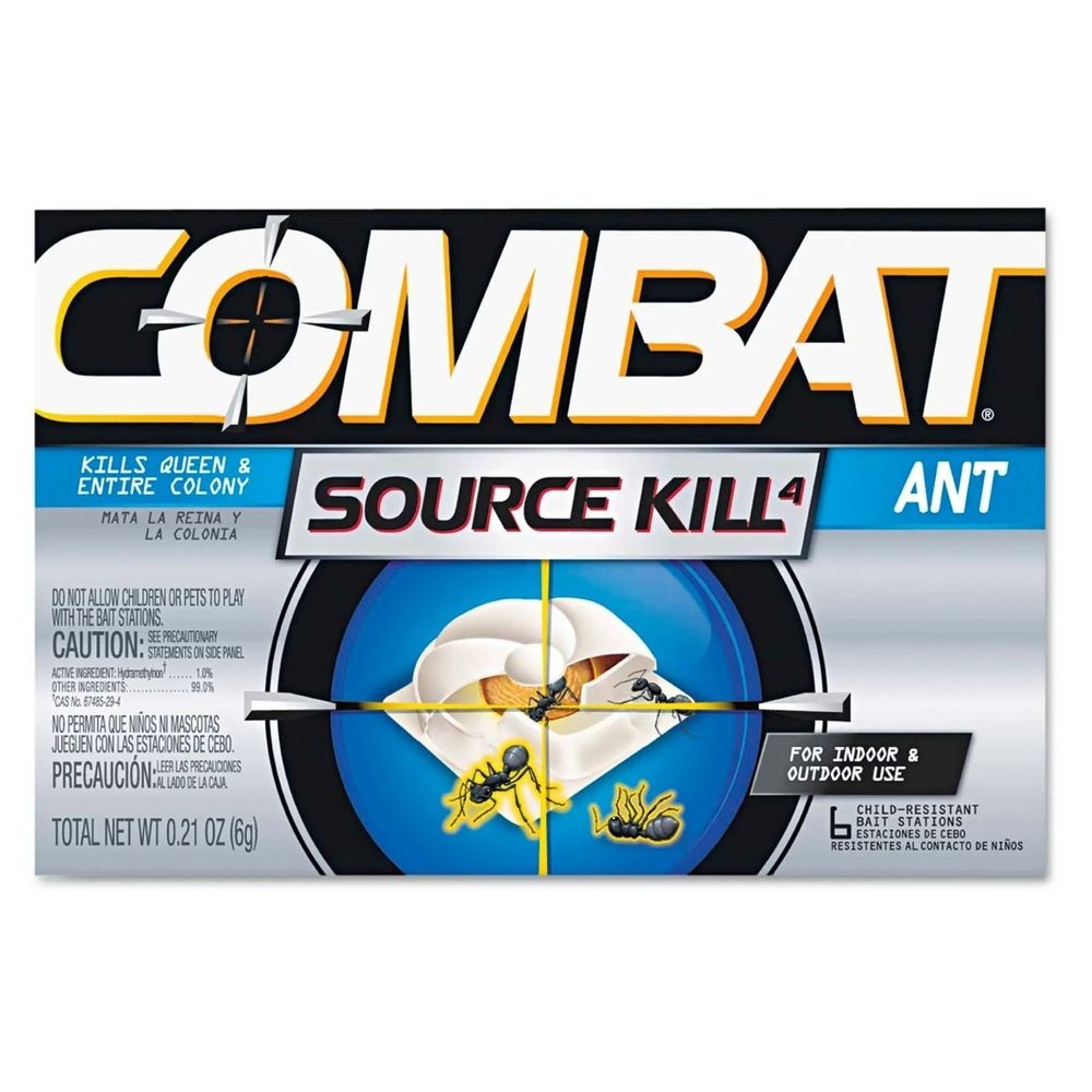 Dial Combat Max Ant Killing Bait Stations for Indoor and Outdoor Use, 6 count -- 12 per case.