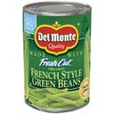 Del Monte French Style Cuts Green Bean Vegetable, 14.5 Ounce -- 24 per case.