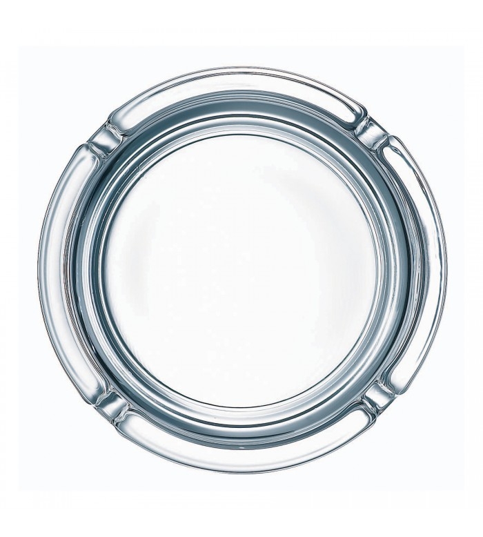 Cardinal International Arcoroc Stack Clear Ashtray, 1 3/8 x 3 1/2 inch -- 24 per case.