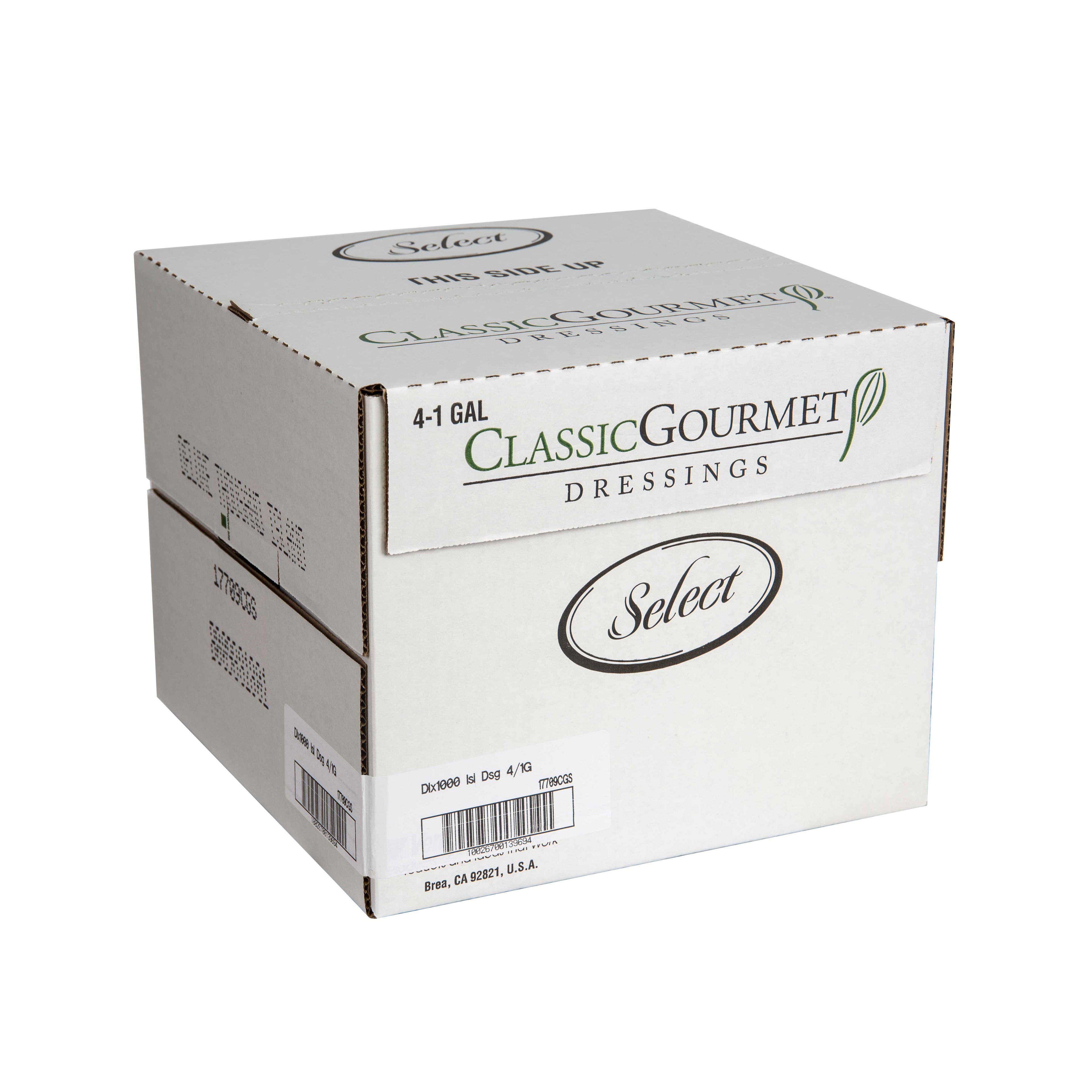 Ventura Foods Classic Gourmet Select Deluxe Thousand Island Salad Dressing, 4 Gallon.