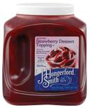 JHS Sliced Strawberry Dessert Topping, 118 Ounce Wide Mouth Jug -- 3 per case