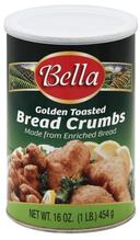 Bella Plain Bread Crumbs, 16 Ounce -- 12 per case