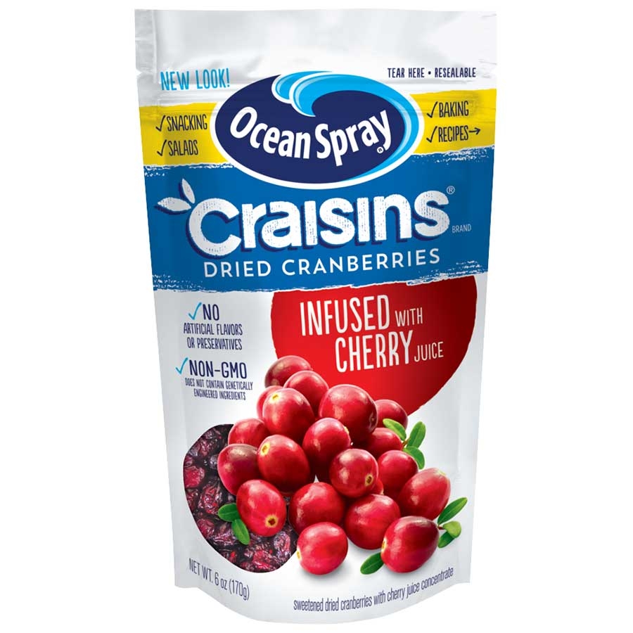 Ocean Spray Sweetened Cherry, 6 Ounce -- 12 per case.