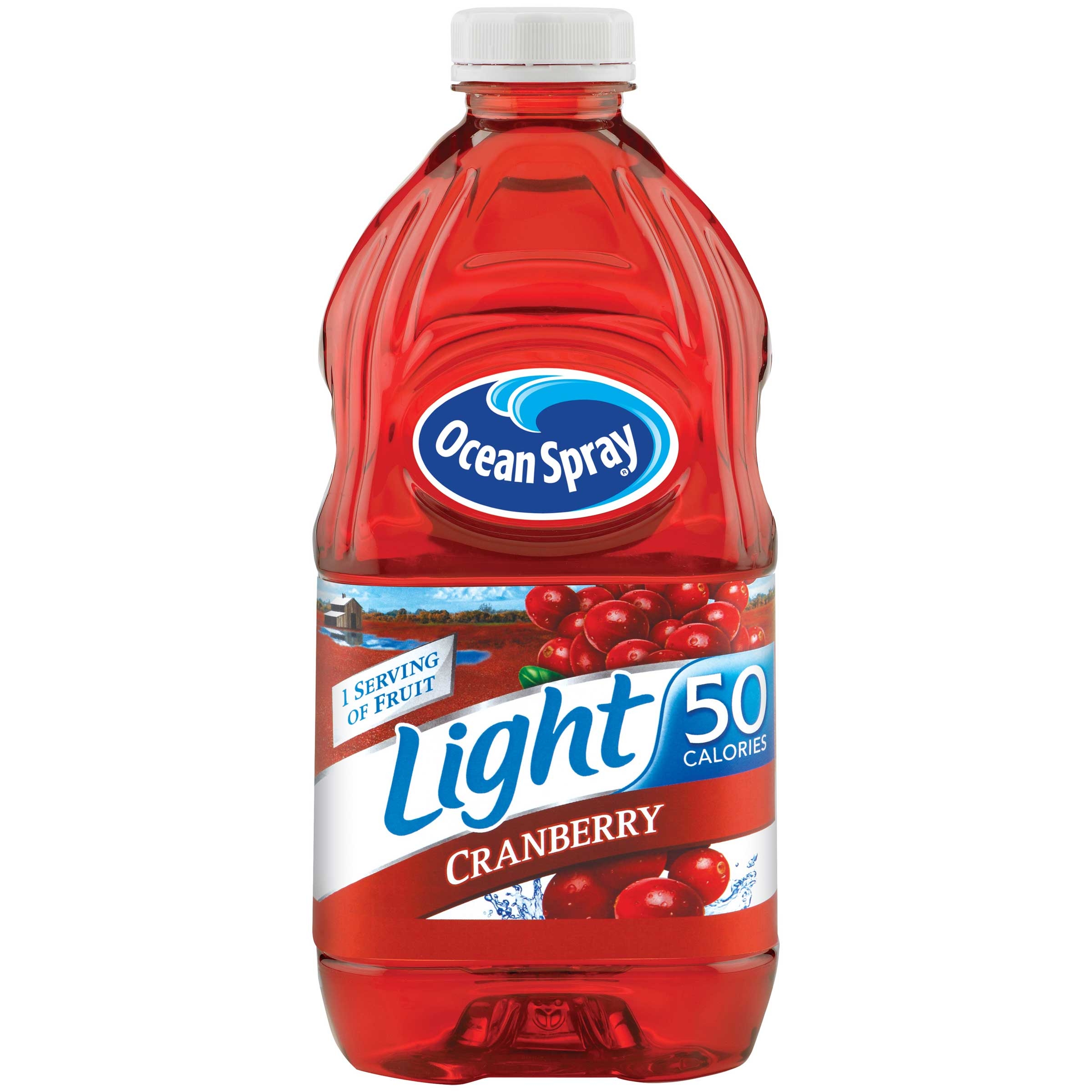 Ocean Spray Light Cranberry Cocktail Juice, 64 Ounce -- 8 Case