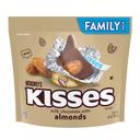 Hersheys Kisses Family Pack Milk Chocolate with Almonds - Stand Up Bag, 16 Ounce -- 8 per case