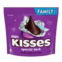 Hersheys Kisses Family Pack Special Dark Mildly Sweet Chocolate Candy - Stand Up Bag, 16.1 Ounce -- 8 per case