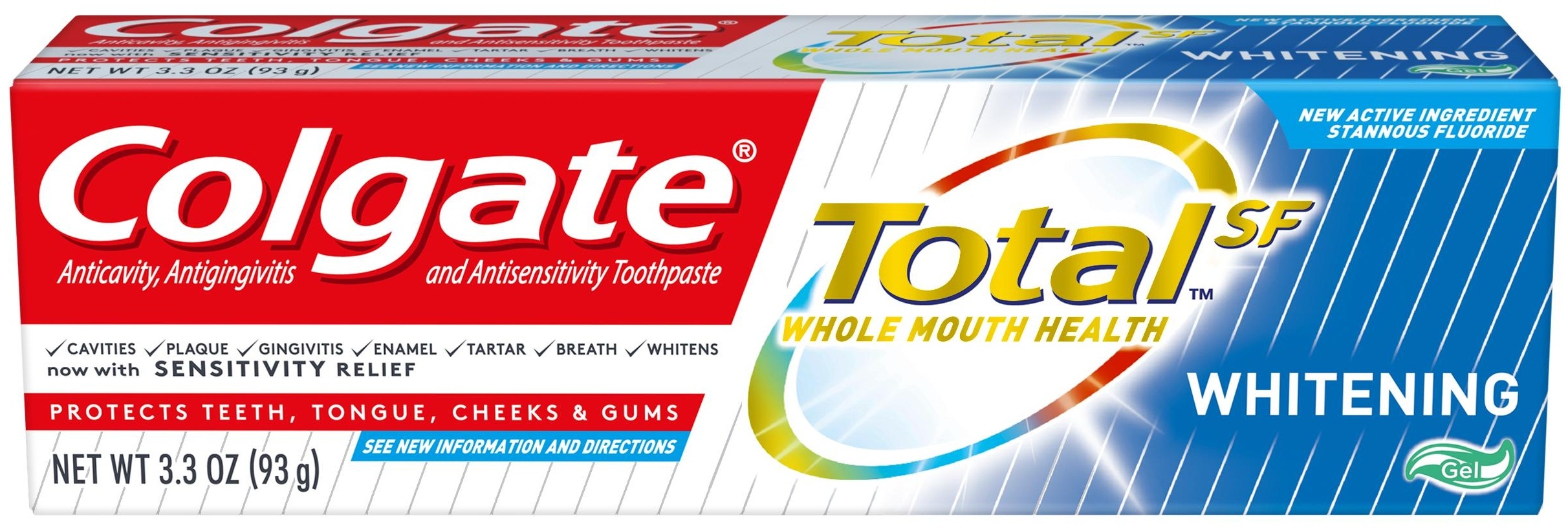 Colgate Total Whitening Toothpaste, 3.3 Ounce -- 24 per case.