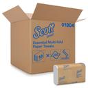 Scott Essential White Multifold Paper Towel - 250 per pack -- 16 packs per case