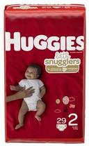 Huggies Little Snugglers Size 2 Diaper - Jumbo Pack, 29 count per pack -- 4 per case