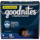 Goodnites Size 5 Boys Youth Pant - Jumbo Pack, 11 count -- 4 per case
