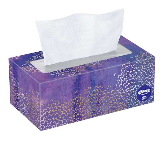 Kleenex Ultra Soft Facial Tissue - 120 count per pack -- 24 packs per case