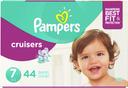 Pampers Size 7 Cruisers Full Cut Diaper -- 44 per case.