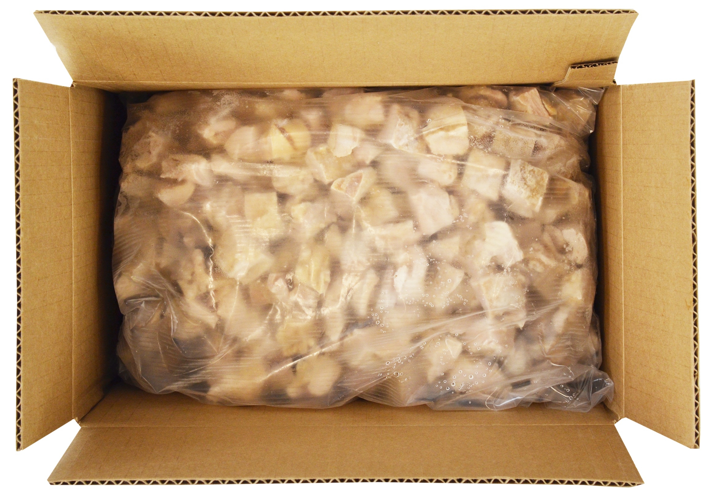 Brakebush Diced Chicken Thigh Meat, 5 Pound -- 2 per case.