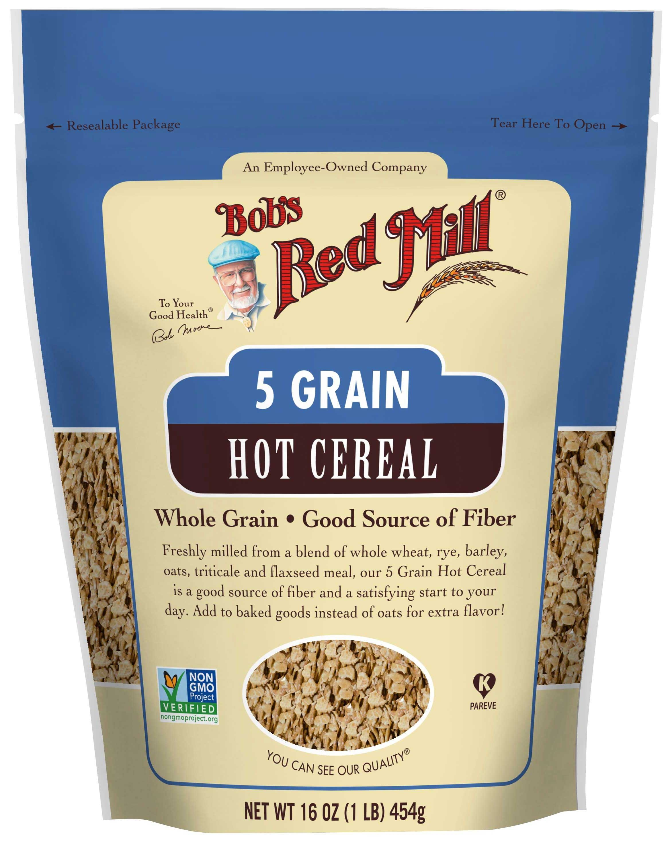 Bobs Red Mill 5 Grain Hot Cereal, 16 Ounce -- 4 per case