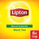 Lipton Decaffeinated Black Enveloped Hot Tea Bags, 72 count -- 6 per case