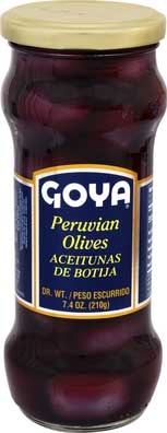 Goya Peruvian Style Aceituna De Botija Olive, 7.4 Ounce -- 12 per case