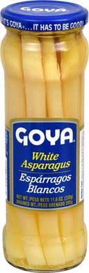 Goya White Asparagus, 12 Ounce -- 12 per case.